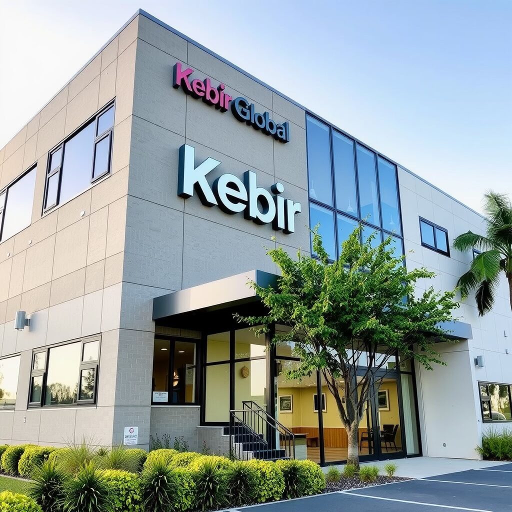 Kebir Global headquarters building, showcasing the engineering-driven sourcing agency led by Civil Engineer Peter Farquharson and Mechanical Engineer Volkan Kebir.